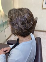 松本平太郎美容室 土浦パートワン(PART1) 白髪ぼかしハイライトショートスタイル 30代40代50代60代 土浦