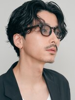 バイフィフス 原宿/表参道(by fifth)&nbsp;緩め波巻きスパイラルパーマシャドウパーマメンズセンターパート