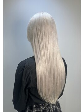 アッシュ 戸塚店(Ash) 【戸塚】ホワイトブロンド×ストレートサラサラロング