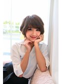 キュートなひし形小顔ショート