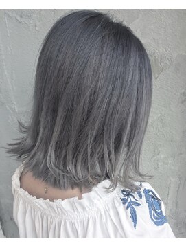 キラ 渋谷(KILLA) 無造作カールイルミナカラーボブディ前髪丸みショート【北間】