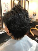 上質な大人ショートウェーブ