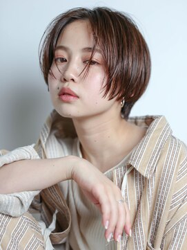 テトヘアー(teto hair) short(ハンサムショート、マッシュ、ブラウン、ベージュ)