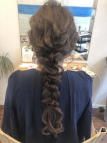 オルガ ヘアアンドメイク(Oluga hair&make)&nbsp;スーパーロング編みおろし