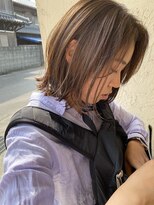 サロンアオ(salon ao) salon ao　リアルスタイル  こなれボブ