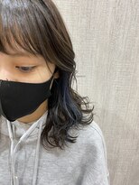 アルーシェ 心斎橋(Alushe)&nbsp;霞ブルーのイヤリングカラー