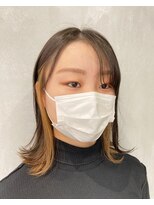 グミ(gumi)&nbsp;*gumi*インナーカラー×外ハネボブ