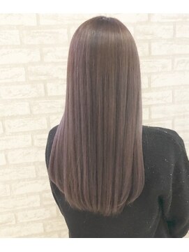 グラム 高田馬場(glam) 煌めくストレート！オフィスでも浮かないラベージュカラー
