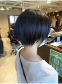 丸みボブ×ミニショート×ショートスタイル