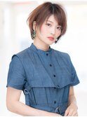 大人ショートボブ×小顔×ひし形ショートボブ　20代30代40代 s10