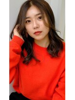 スリー スタンド(THREE STAND)&nbsp;大人可愛い　韓国風バング　THREE