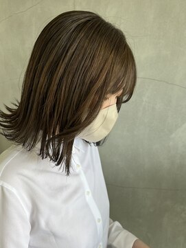 ティティ(TiTi) 20代30代40代涼しげヘアこなれヘアチャコールグレー[TiTi_福田]