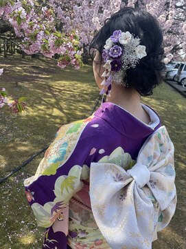 アメジスト(amethyst) 和装☆シニヨン/10代/20代/30代
