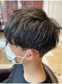 爽やかメンズ☆無造作マッシュナチュラル黒髪