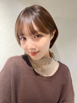 ロンドプランタン 恵比寿(Lond Printemps) 耳かけハンサム大人ショートボブ【中居】