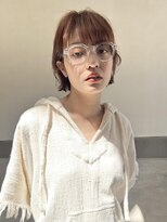 クリアーオブヘアー 本山店(CLEAR of hair)&nbsp;ウェーブボブ×オレンジカラー