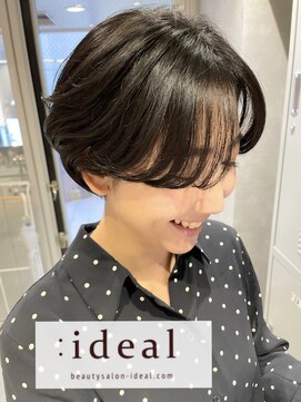 アイディール(:ideal) 甘めクールな大人ハンサムショート☆