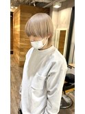メンズミルクティーカラー＊マッシュウルフ