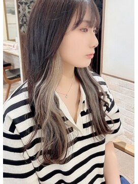 ネオリーブ クタ 町田店(Neolive kuta) ブラック×ベージュ【町田】フェミニンロング