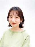 イメチェンスタイル　似合わせカット　ボブ　前髪