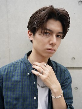 ニコ トウキョウ 渋谷(nico TOKYO) センターパート/サイドパート/ニュアンスパーマ／アップバング