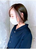 インナーグレージュ＿ボブショート
