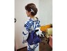 浴衣のお着付け＋ヘアセット￥7,920→￥6050　(ネット予約は前日まで)