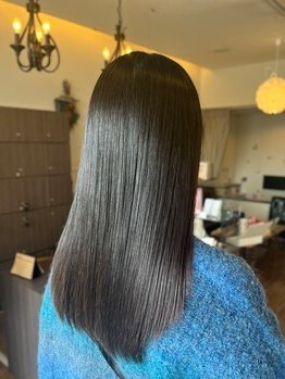 ヘアーブランドジン パルト(HAIR BRAND Jin Palt)の写真/話題の酸性ストレート使用しています！手触りやダメージレス重視で、褒められうるツヤ髪へと導きます♪