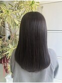 【暗めグレージュカラー】