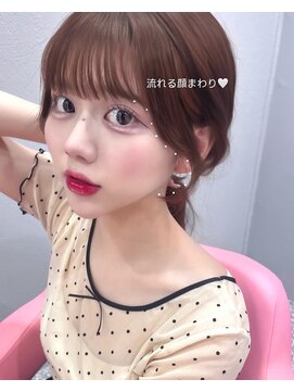 ボタン シブヤ(VOTAN SHIBUYA) ベージュ/韓国ヘア/渋谷/レイヤー/顔まわり/前髪