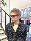 スパイキーショート　ハイトーン　メンズ　吉祥寺　島田優斗