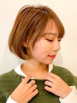 ソーホープレミアム(SOHOpremium) マッシュボブ×ライトベージュ×白髪染め@30代@40代@50代@60代
