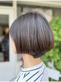 お手入れ簡単ショートボブ