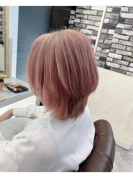 リアン(Lien) ピンクベージュ×ブリーチ