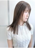 ベージュカラー ダブルカラー 透明感 イルミナカラー