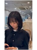うる艶髪ボブふんわりカール愛され前髪♪