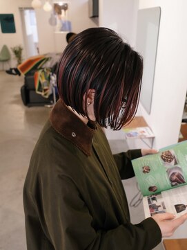 ヨー(Yoh-) 【デザインカラー/阿部達哉】ミニボブ/ハイライト/ショートボブ