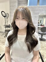 アクション 心斎橋店(ACTION)&nbsp;20代30代レイヤーカット　透明感カラー　オリーブグレージュ