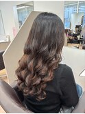 韓国風巻き/韓国風デジタルパーマ/コテ巻き風パーマ