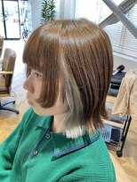 セン バイ エント(sen by emt) ミディアムスタイル×インナーカラー