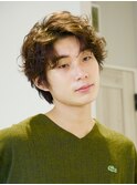 ◎メンズ マッシュ ニュアンスパーマ 束感 メンズカット