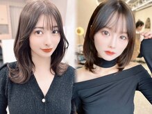 《ダメージレスで上質透明感カラーをブリーチなしで叶える♪》髪に光をまとう肌まで綺麗に見える髪色に☆