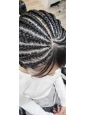 All back cornrow