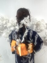 ヘアコレクション アンジュ(Hair collection Unge)&nbsp;ツイン浴衣ヘアセット＊