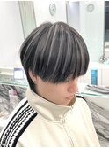 マッシュ×コントラストハイライト