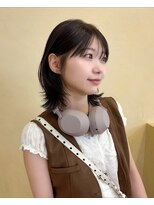 スニュウ(snuw)&nbsp;(snuw_hotaru)レイヤーボブマロンベージュラベンダーミルクティ