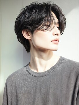 モッズヘア 越谷(mod's hair) チャコールグレーショートセンターパートp1越谷20代30代40代!