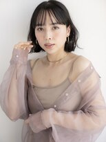 マカロン いわきラトブ店(MACARON)&nbsp;黒髪カタログ/クラゲヘアー/オリーブグレー/いわき104