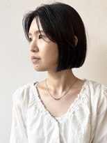 モリオフロムロンドン 松戸店(Morio from London) 【モリオ松戸 石山】前髪無し大人ボブナチュラルボブ20代30代