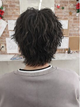 アリガ 大河原店(ARIGA) 大人ウルフパーマ